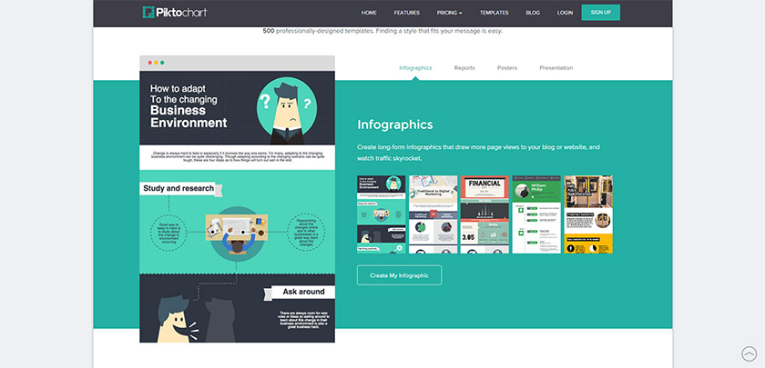 Criador infográfico facil de usar Criador infográfico facil de usar